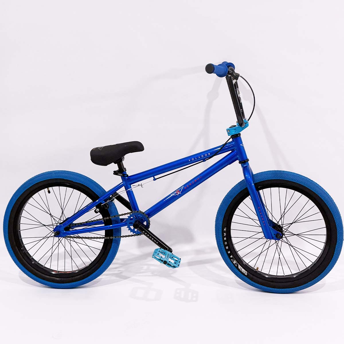Bicicleta Bmx Aerobmx R20 Centro Mid Volador Pro maza eje 14mm color Azul