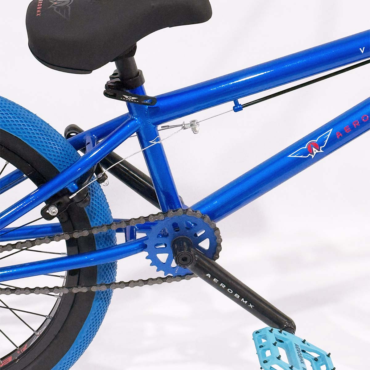 Bicicleta Bmx Aerobmx R20 Centro Mid Volador color Azul
