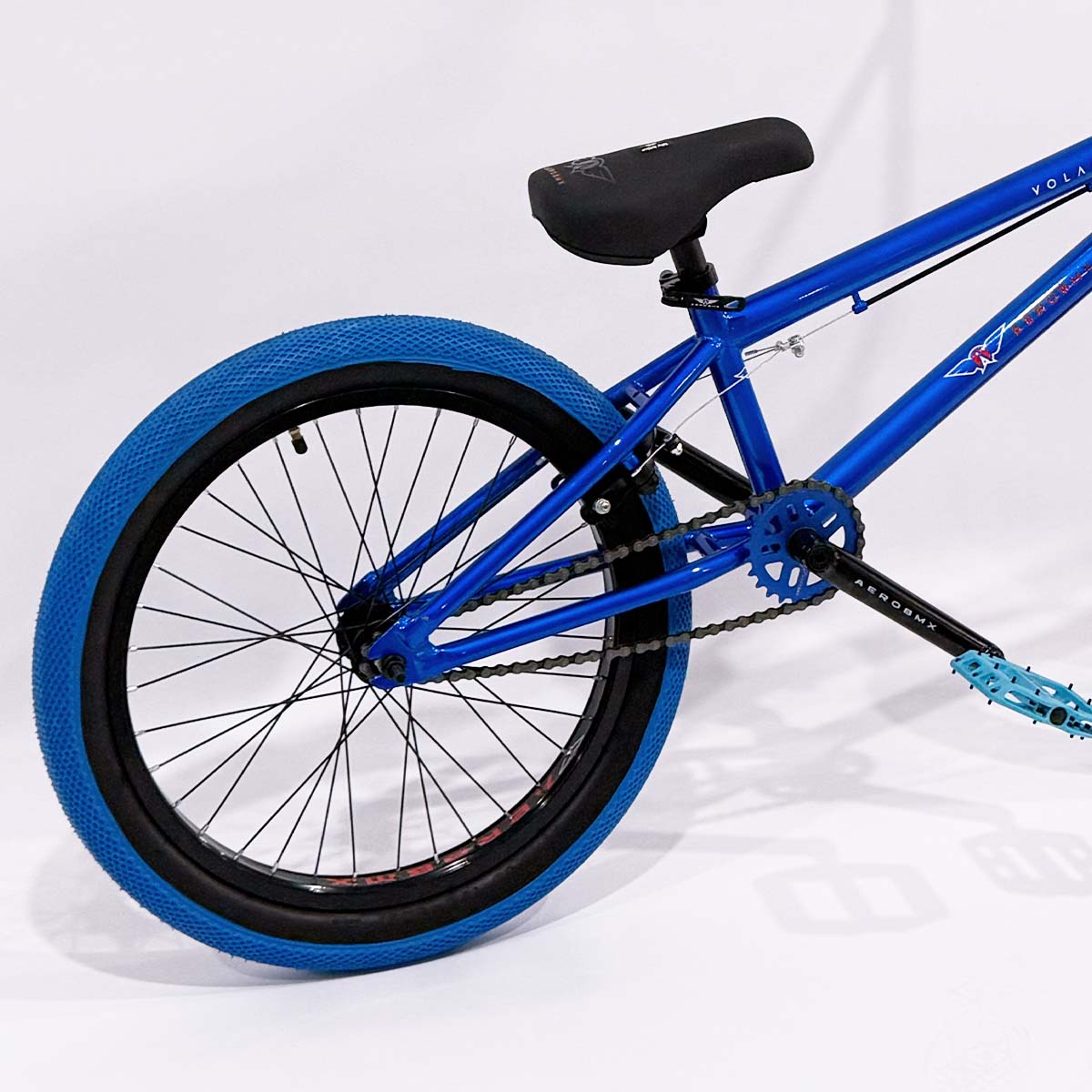 Bicicleta Bmx Aerobmx R20 Centro Mid Volador Pro maza eje 14mm color Azul