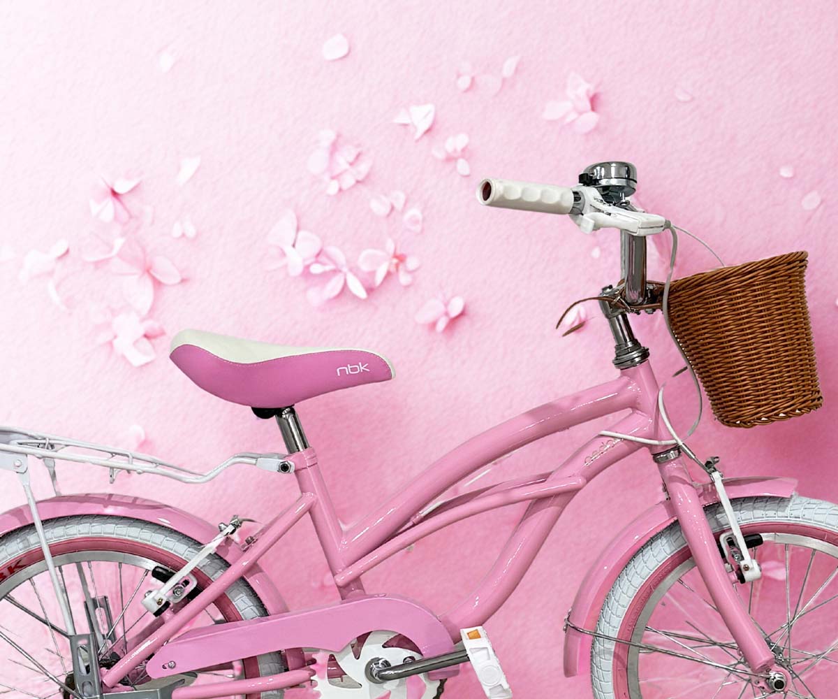 Bicicleta Infantil para Niña Rodado 16 Pedalé Classic Color Rosita con canasta