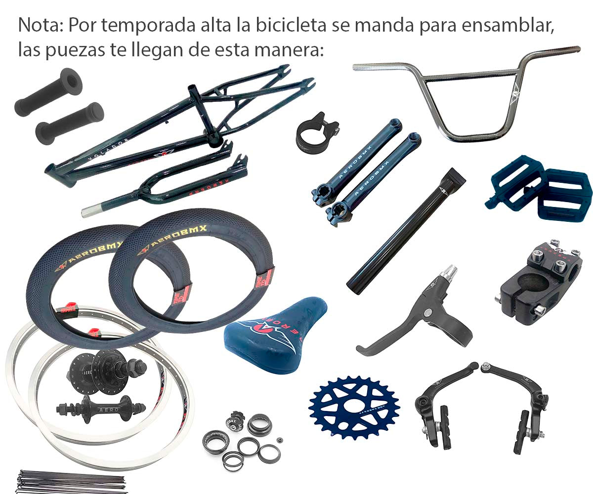 Bicicleta BMX Aerobmx Volador Centro Americano versión Pro Rodado 20 color menta