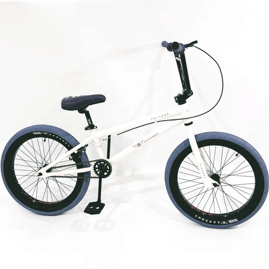 Bicicleta Bmx Aerobmx Volador Centro Americano Rodado 20 color blanco-gris