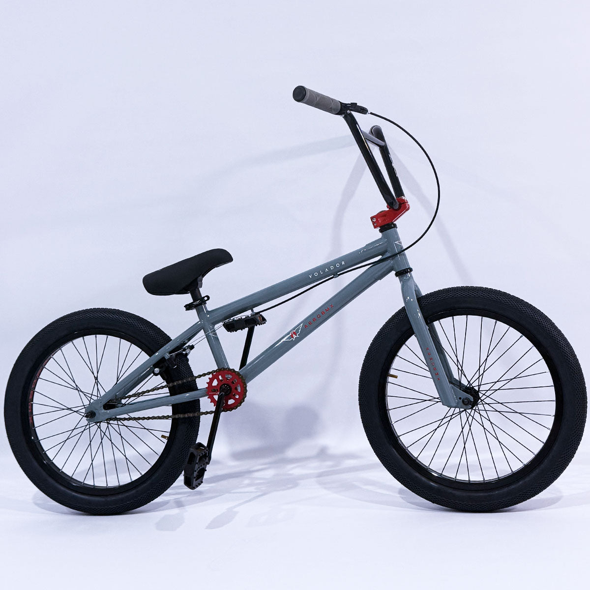 Bicicleta Bmx Aerobmx Volador Centro Americano Rodado 20 color gris