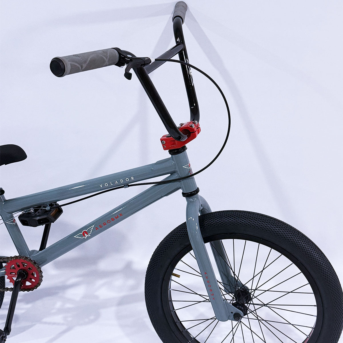 Bicicleta Bmx Aerobmx Volador Centro Americano Rodado 20 color gris