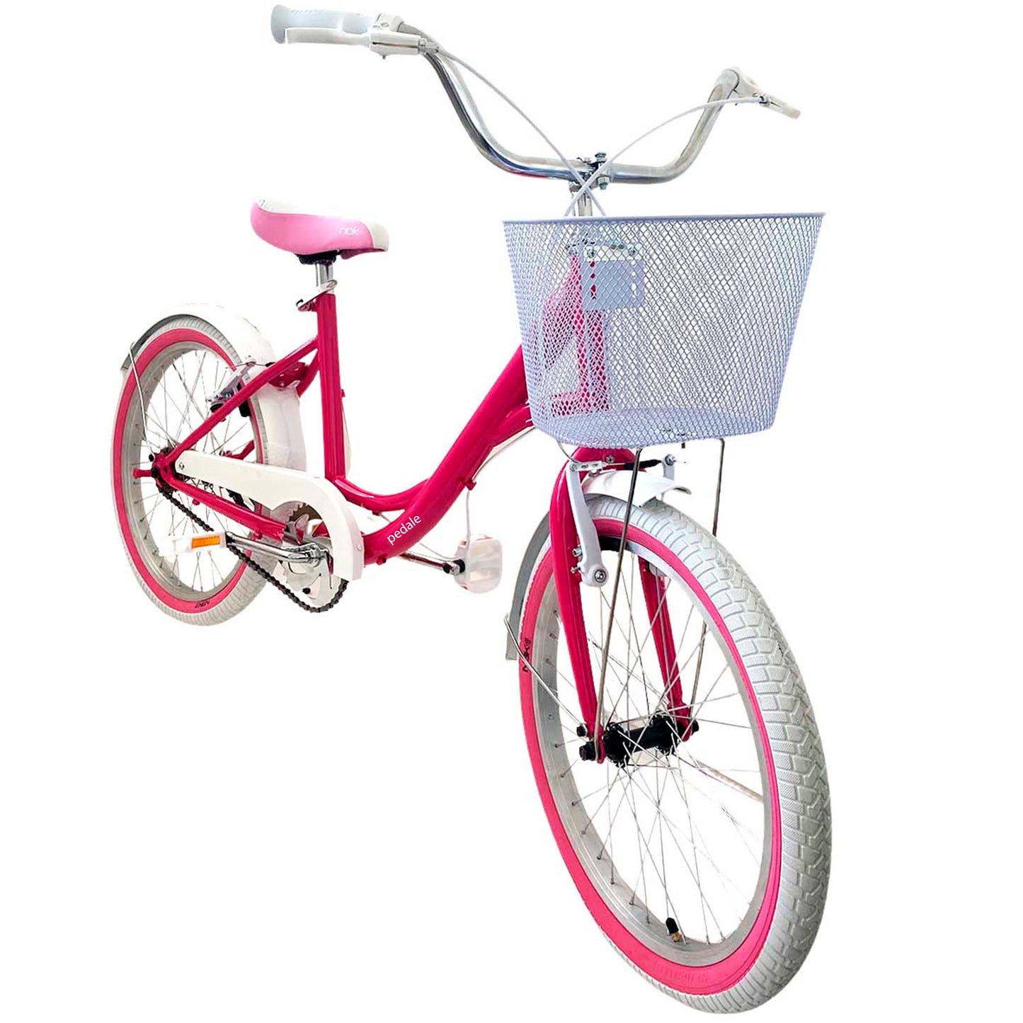 Bicicleta Para Niña Rodado 20 Infantil Pedalé Mod. BonBon Rosa