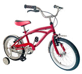 Bicicleta Niño Rodado 16 Cruiser Infantil Pedalé Roja