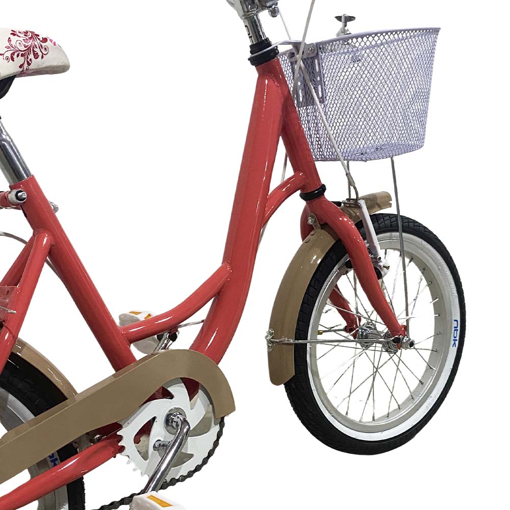 Bicicleta Para Niña Rodado 20 Infantil Pedalé Salmón