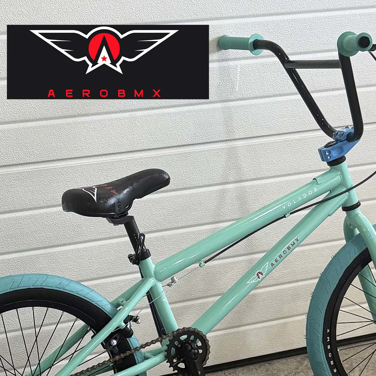 Bicicleta Bmx Aerobmx Volador Centro Americano Rodado 20 color menta