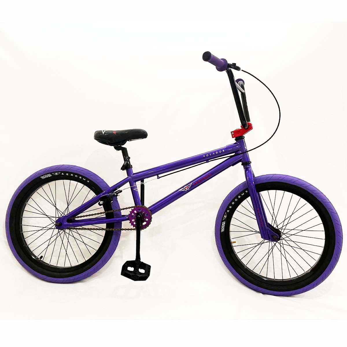 Bicicleta Bmx Aerobmx Volador Centro Americano Rodado 20 color morado