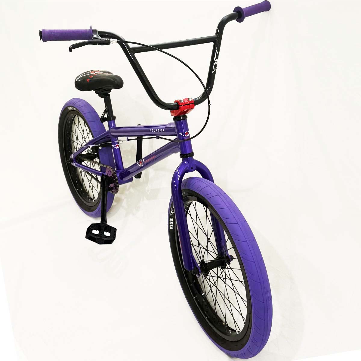 Bicicleta Bmx Aerobmx Volador Centro Americano Rodado 20 color morado