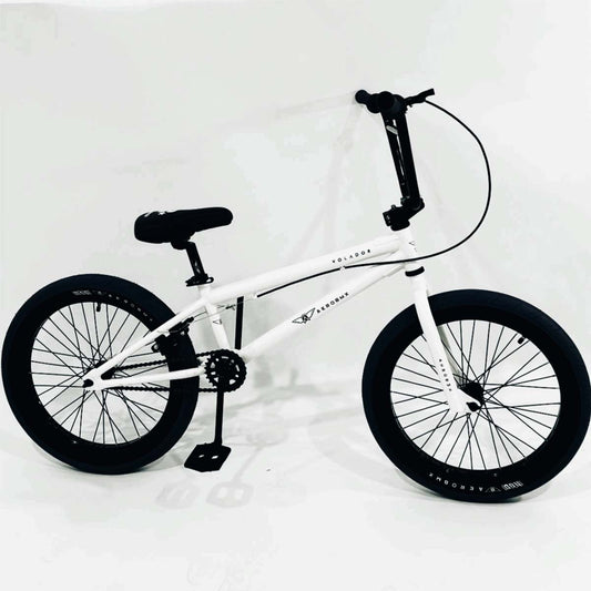 Bicicleta Bmx Aerobmx Volador Centro Americano Rodado 20 color blanco