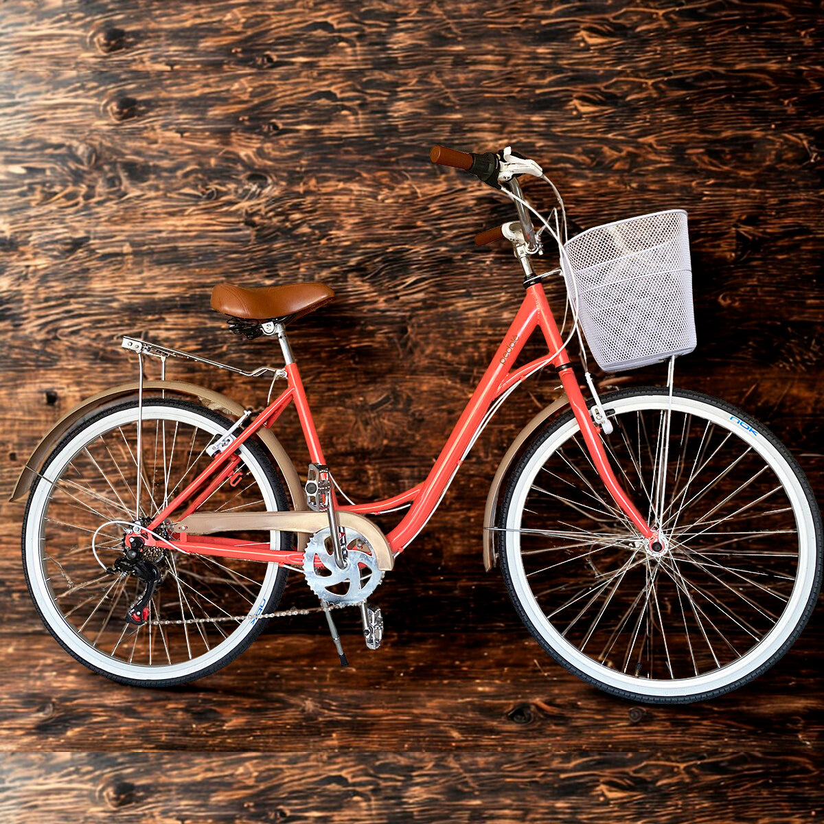 Bicicleta Pedalé Oxford Rodado 26 con Canasta para Dama