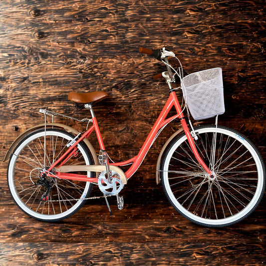 Bicicleta Pedalé Oxford Rodado 26 con Canasta para Dama