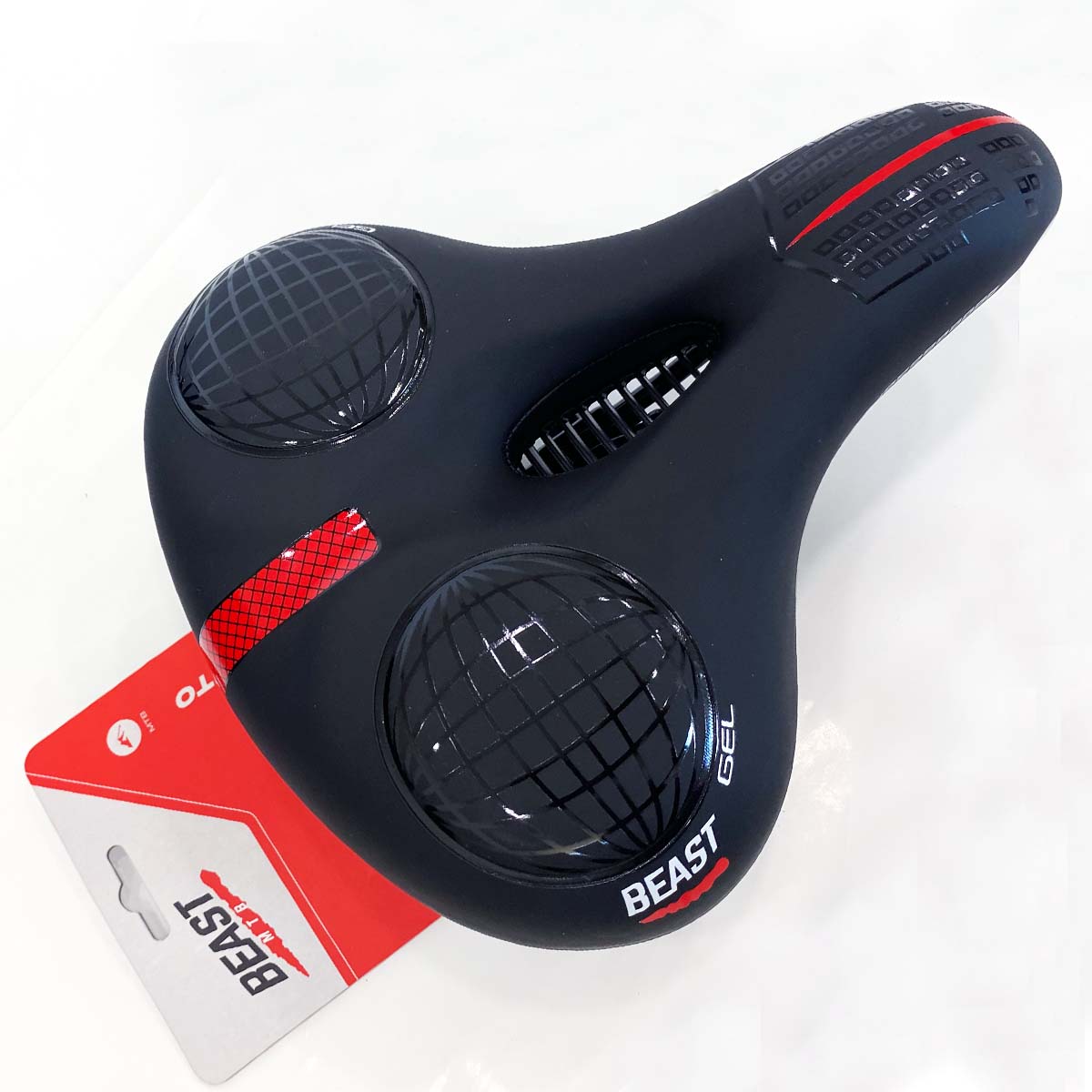 Asiento MTB Beast Lynx de Gel con Luz Trasera