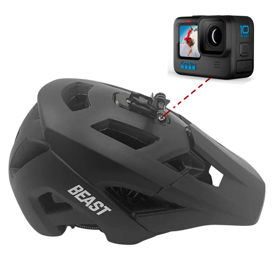 Casco De Bicicleta Con Soporte Go Pro Adulto Beast Mtb