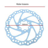 Caliper Y Rotor Freno De Disco Mecanico Trasero Beast 160mm
