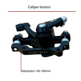 Caliper Y Rotor Freno De Disco Mecanico Trasero Beast 160mm