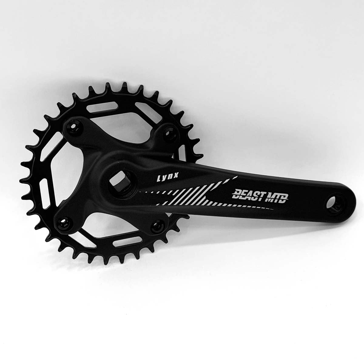 Monóplato Beast Lynx 11 pasos 34T Aluminio-Acero