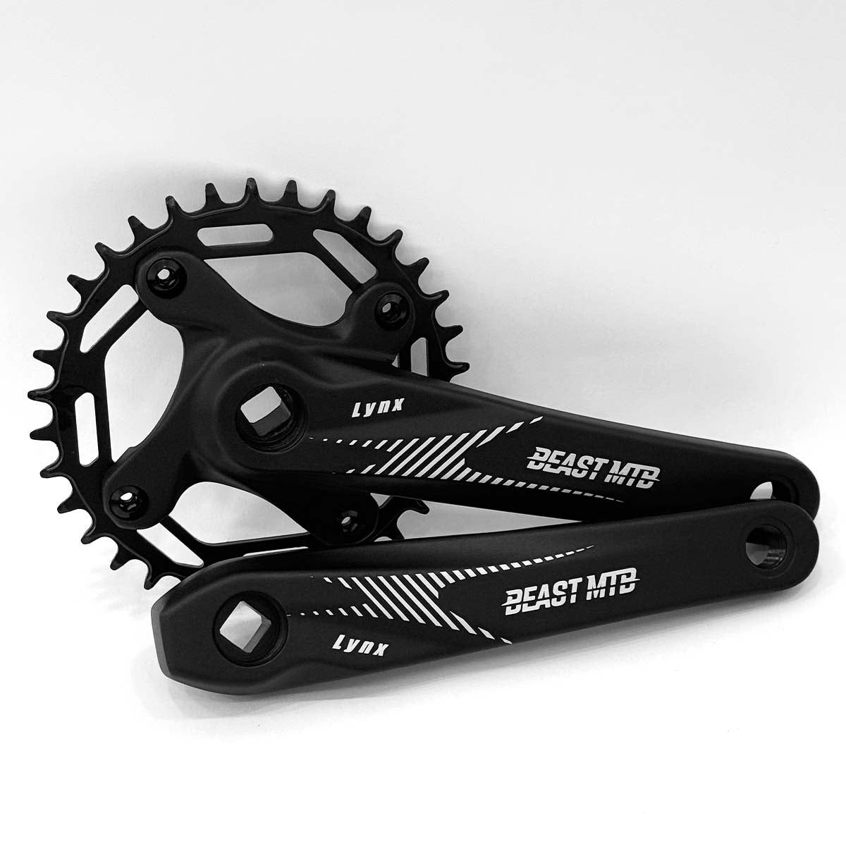 Monóplato Beast Lynx 11 pasos 34T Aluminio-Acero