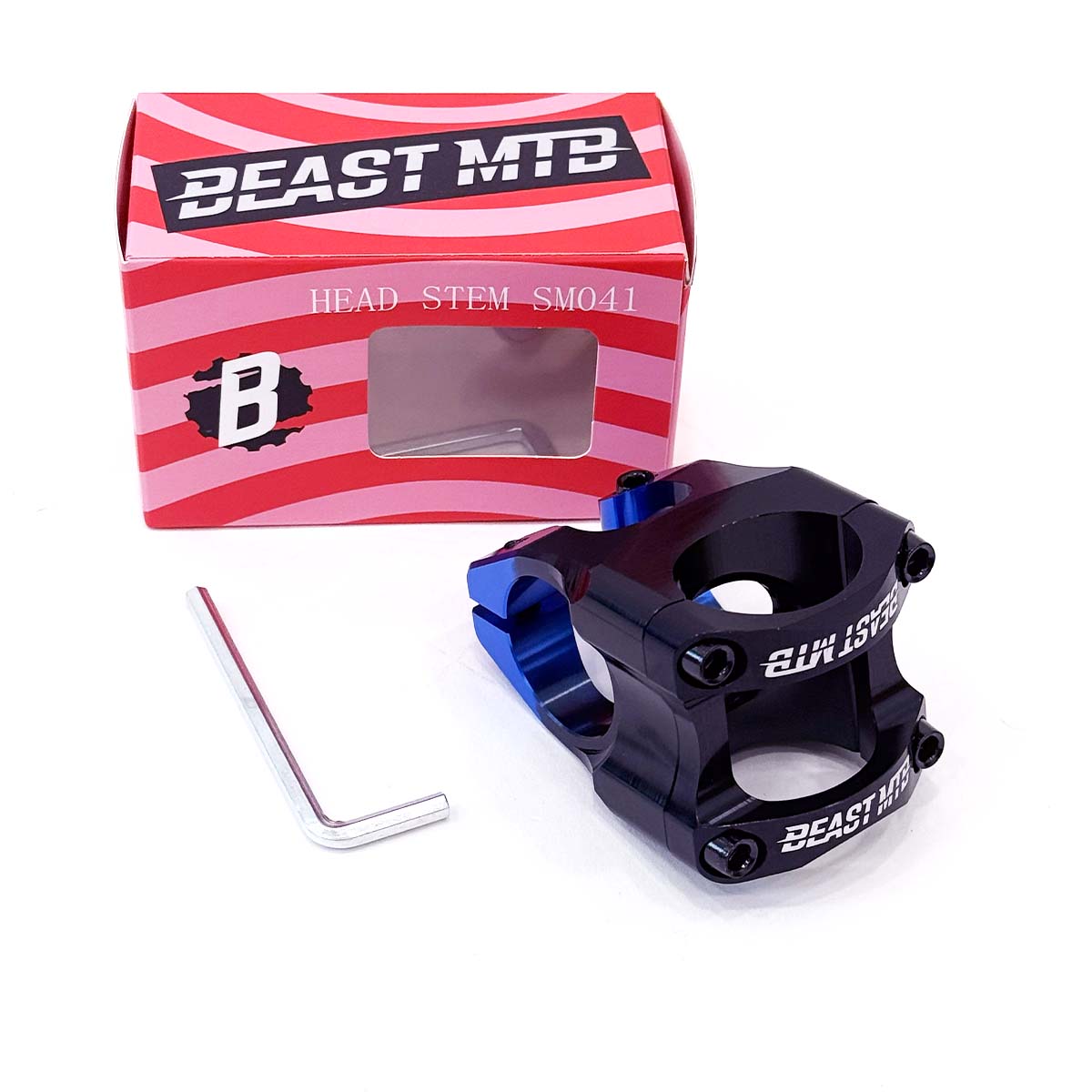 Poste potencia de aluminio para bicicleta Beast Mtb Kodiak 31.8mm