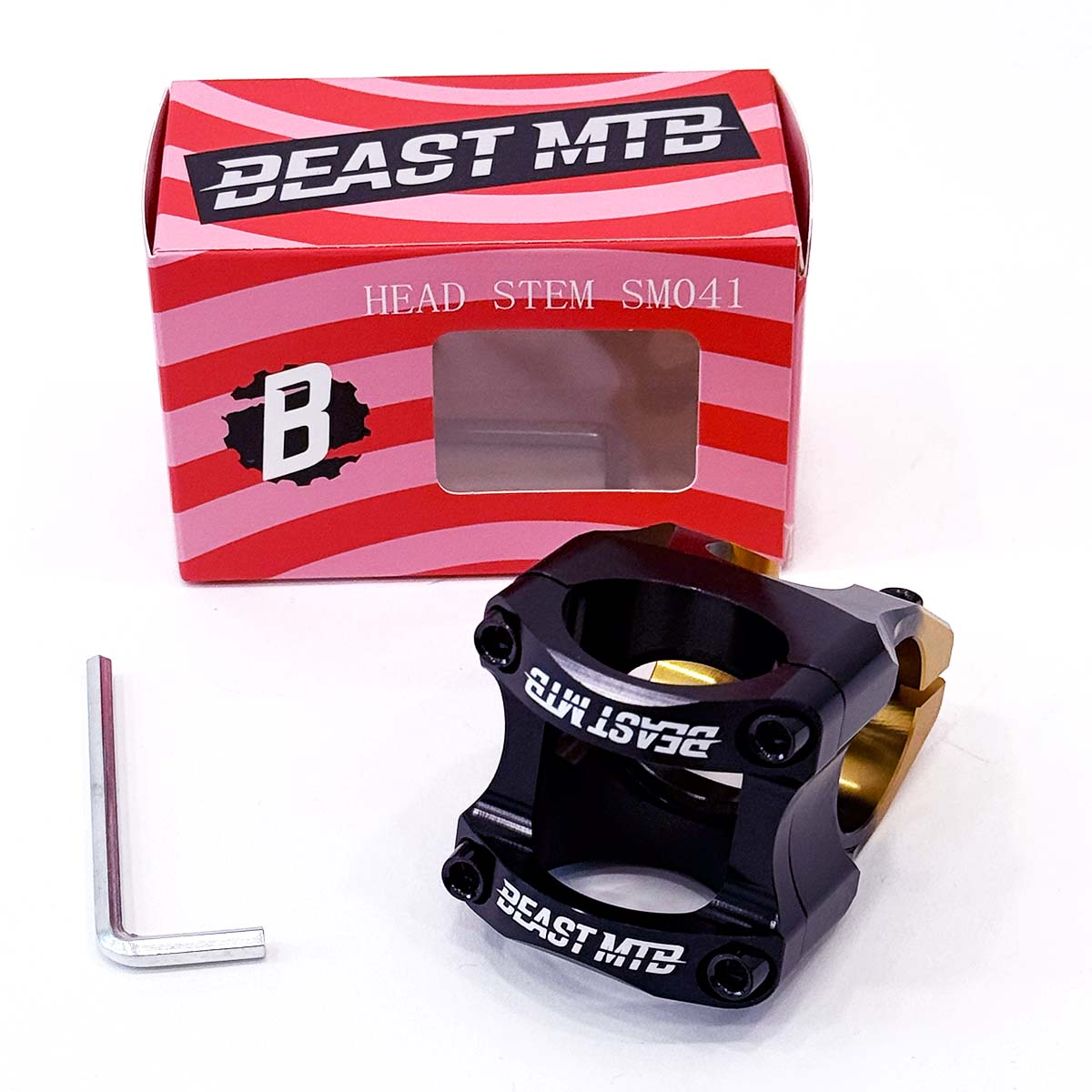 Poste potencia de aluminio para bicicleta Beast Mtb Kodiak 31.8mm