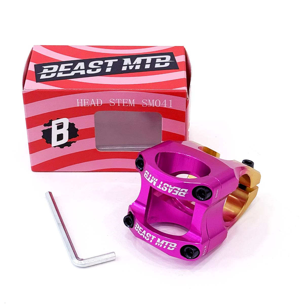 Poste potencia de aluminio para bicicleta Beast Mtb Kodiak 31.8mm