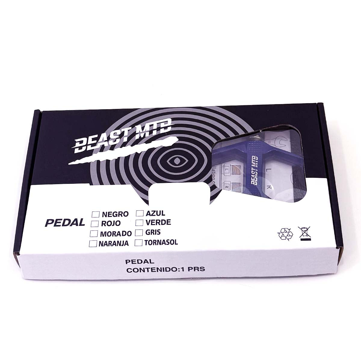 Pedales para bicicleta Beast Mtb Lynx Aluminio 9/16