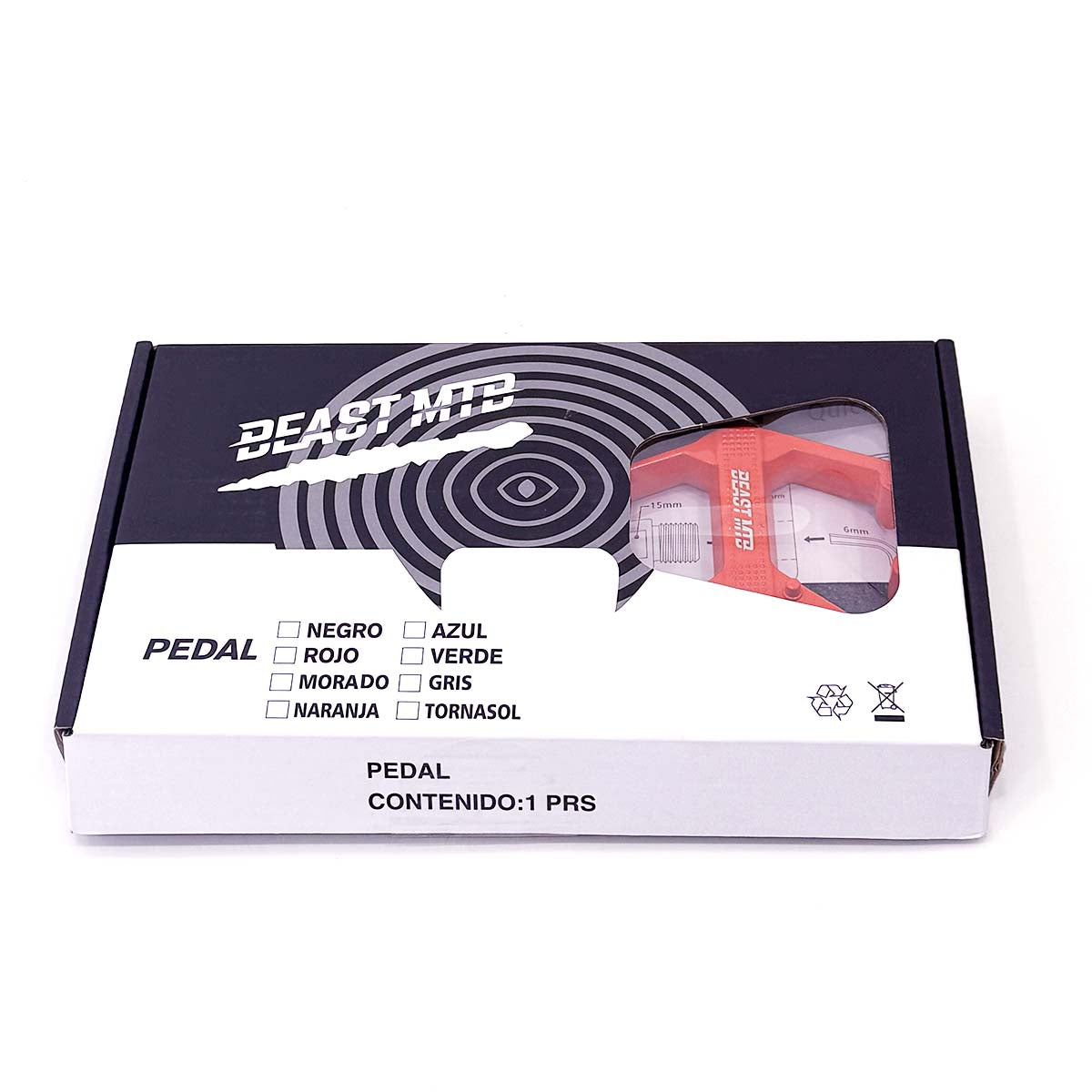 Pedales para bicicleta Beast Mtb Lynx Aluminio 9/16