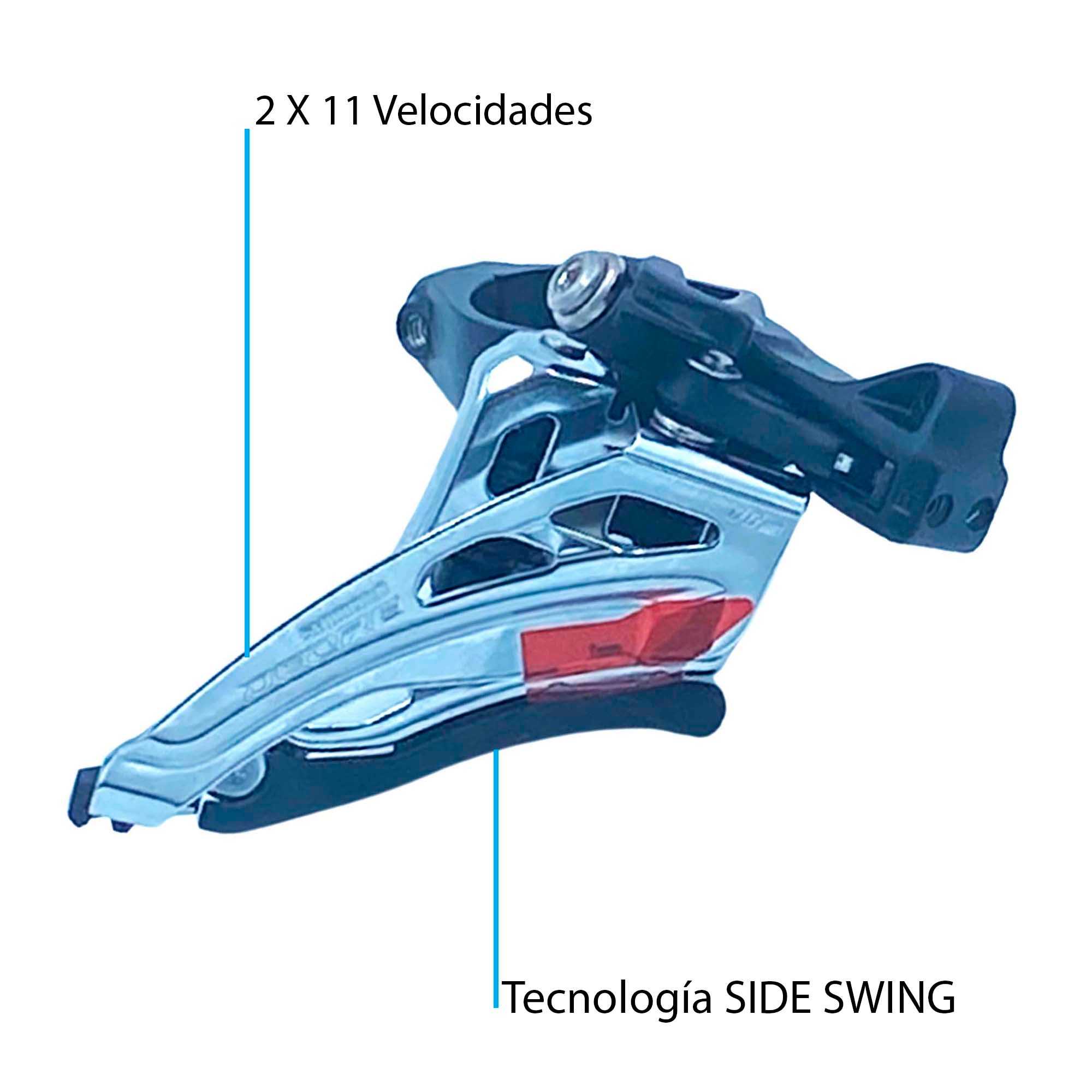 Desviador shimano xt discount 2x11