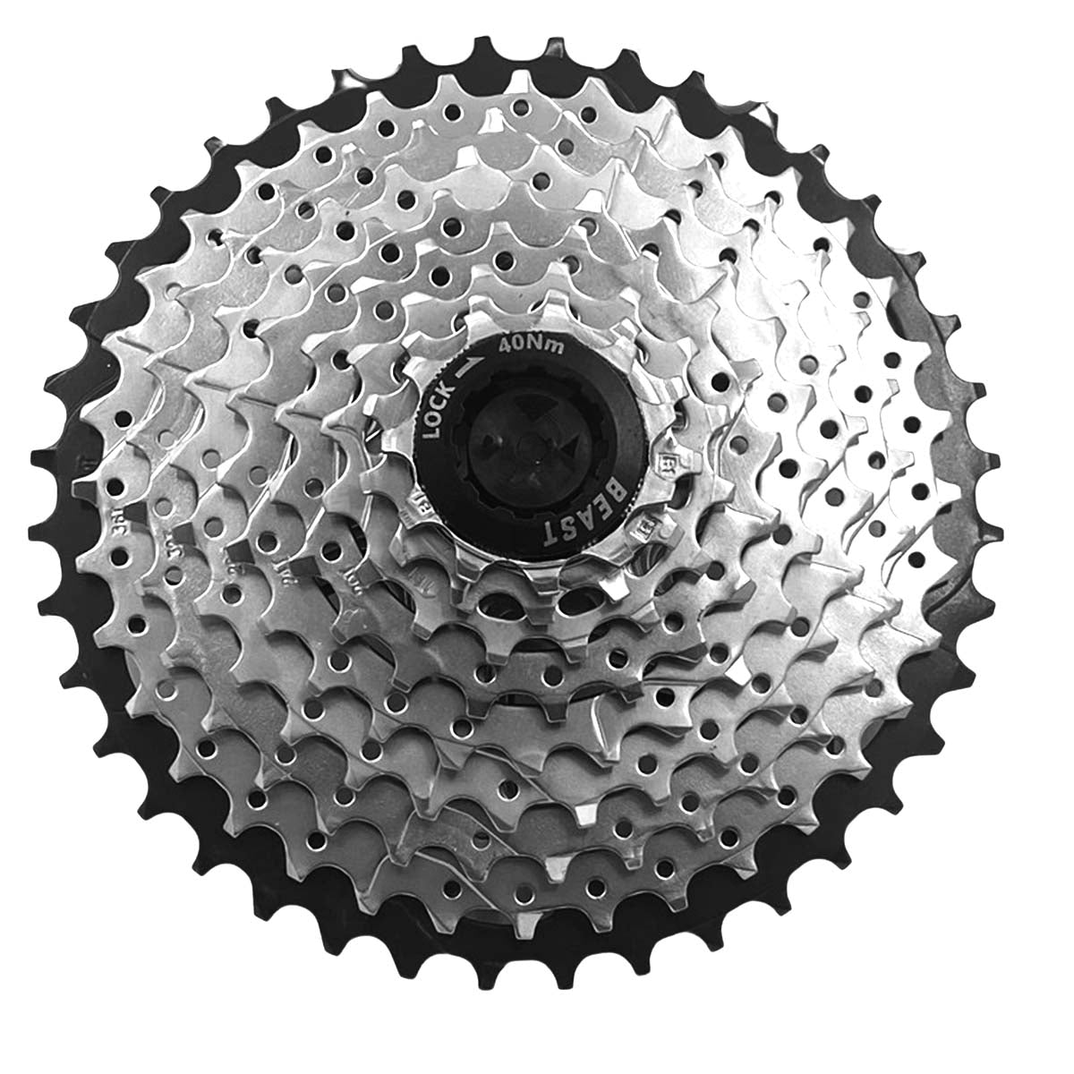 Cassette Sprocket Mtb Beast 9 Pasos 11-40d para Bicicleta