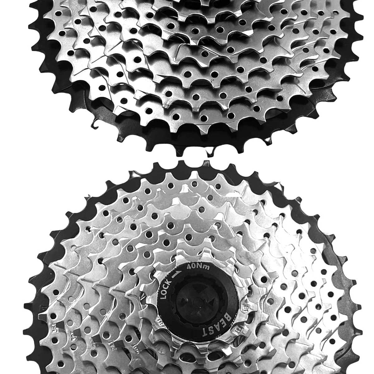 Cassette Sprocket Mtb Beast 9 Pasos 11-40d para Bicicleta